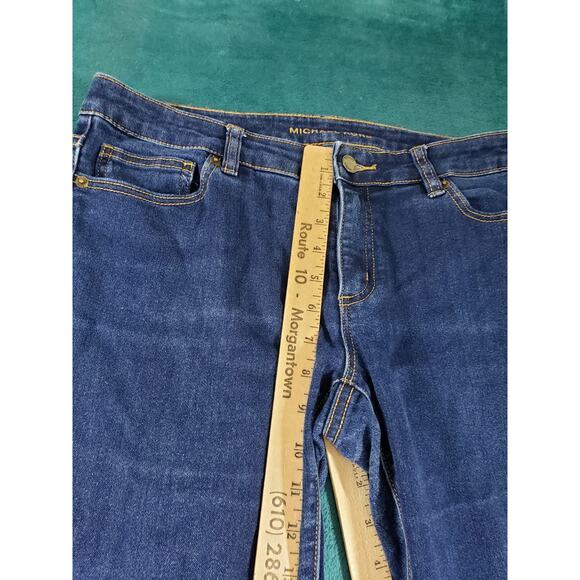 Michael Kors Jeans Size 6 Womens Blue Pants Denim Mid Rise Skinny - Picture 8 of 13